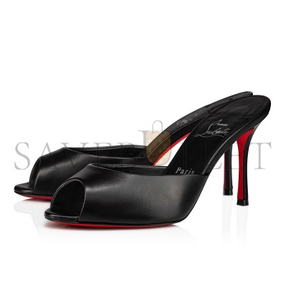 CHRISTIAN LOUBOUTIN ME DOLLY 85 MM MULES-NAPPA LEATHER-BLACK-WOMEN 1230537B439