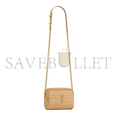 YSL CASSANDRE MATELASSÉ CARRÉ CAMERA BAG IN LAMBSKIN 764809AABVP2357 (19.5*14*4cm)