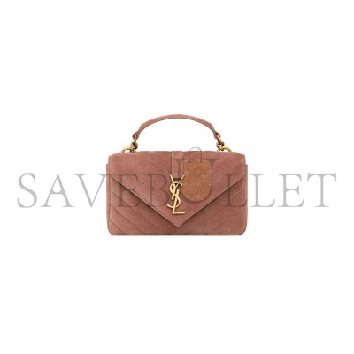 YSL COLLEGE MINI IN SUEDE 7794301U8275922 (20*13*3cm)