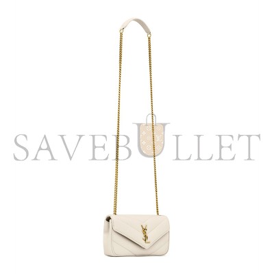 YSL LOULOU MINI IN LAMBSKIN 821749AAEAX9207 (20*12*5cm)