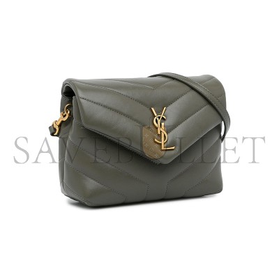 YSL TOY LOULOU LEATHER SHOULDER BAG PJC225953F956 (20*14*7cm)