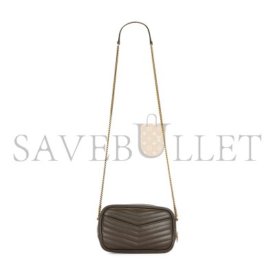 YSL MINI LOU BAG IN MATELASSÉ GRAIN DE POUDRE EMBOSSED LEATHER 6125791GF073317 (19*10.5*5cm)