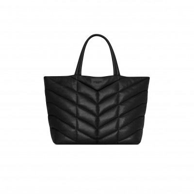 YSL NAPPA PUFFER TOTE BAG IN QUILTED NAPPA 7528881EL0Z1000 (57*36*17cm)