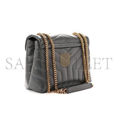 YSL LOULOU SMALL CHAIN BAG IN QUILTED LEATHER 494699027612 (23*17*9cm)