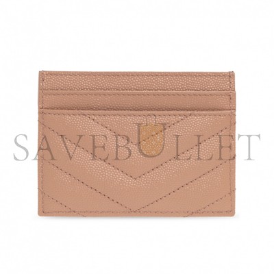 YSL CASSANDRE MATELASSÉ CARD CASE IN GRAIN DE POUDRE LEATHER 423291BOW019830 (10.5*7.5*0.5cm)