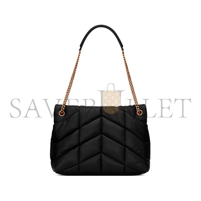 YSL PUFFER MEDIUM IN NAPPA LEATHER 5774751EL071000 (35*23*13.5cm)