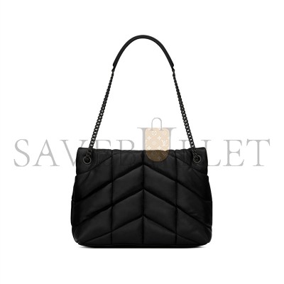YSL PUFFER MEDIUM IN NAPPA LEATHER 5774751EL081000 (35*23*13.5cm)