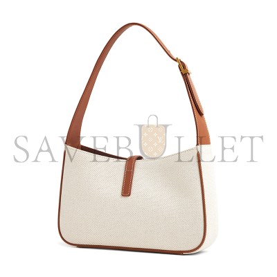 YSL LE 5 À 7 IN CANVAS AND LEATHER 657228FAAVH9093 (23*16*6.5cm)