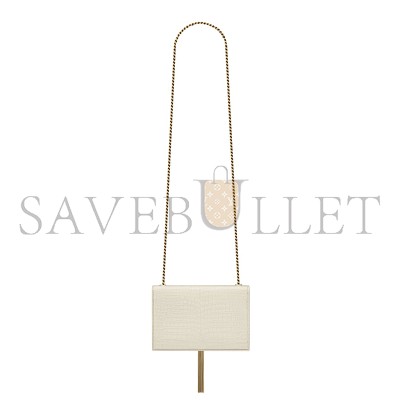 YSL KATE SMALL TASSEL IN CROCODILE-EMBOSSED LEATHER 474366DND0J9207 (20*12.5*5cm)