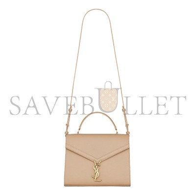 YSL CASSANDRA MEDIUM TOP HANDLE BAG IN GRAIN DE POUDRE EMBOSSED LEATHER 623931BOW0W2721 (24.5*20*11.5cm)