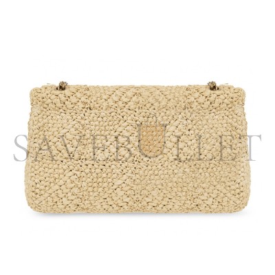YSL JAMIE MEDIUM IN RAFFIA 515821GAAAT2087 (25*15*7.5cm)