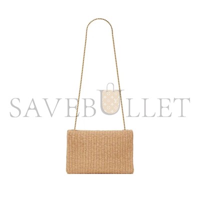 YSL KATE MEDIUM SUPPLE IN RAFFIA 580065FABK39551 (28.5*20*6cm)