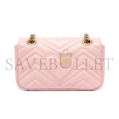 GUCCI GG MARMONT SMALL SHOULDER BAG 446744 (22*13*6cm)