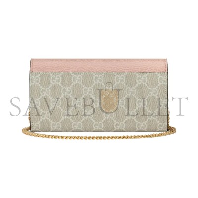 GUCCI GG MARMONT BI-COLOR WALLET ON CHAIN ‎546585 (19*10cm)