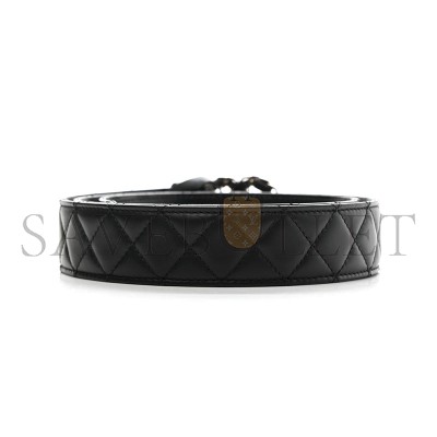 CHANEL CALFSKIN QUILTED CC CHAIN BELT 1007031