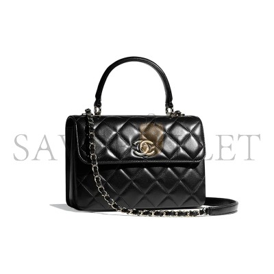 CHANEL MASTER TRENDY CC LAMBSKIN FLAP BAG A92236 (25*17*9cm)