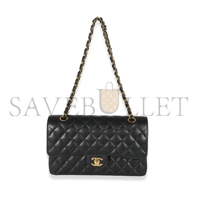 CHANEL MASTER CAVIAR QUILTED MEDIUM DOUBLE FLAP A01112 (25.5*15.5*6.5cm)