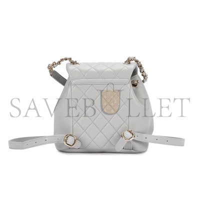 CHANEL MASTER DUMA MINI BACKPACK AS2908 (18.5*18*12cm)