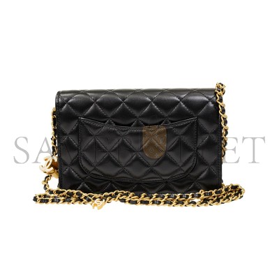 CHANEL ON-CHAIN WALLET SHINY LAMBSKIN AP3938 (19.5*12*5.5cm)