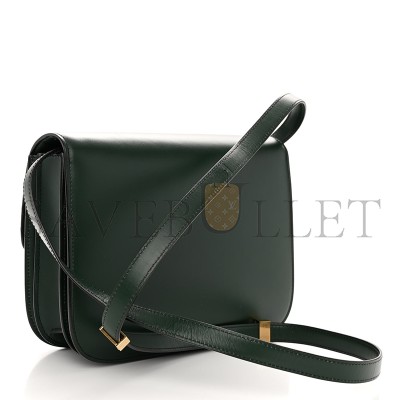 CELINE MEDIUM SHOULDER BAG IN TEEN CLASSIC STRIPED CALFSKIN 164173DLS.27DV (24*18*7cm)