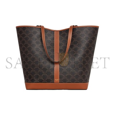 CELINE MEDIUM TOTE BAG TRIOMPHE IN TRIOMPHE CANVAS AND LAMBSKIN 115072CAS.04LU (31.5*31.5*16cm)