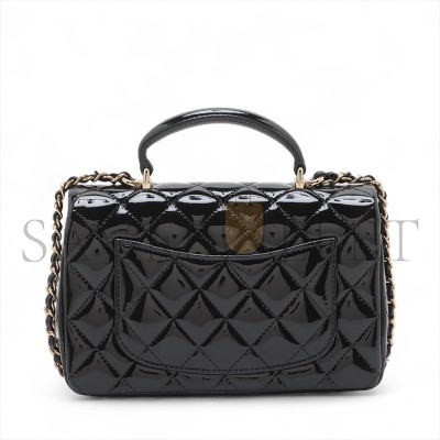 CHANEL MINI CLASSIC HANDBAG WITH TOP HANDLE AS2431 (20*12*6cm)