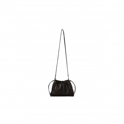 THE ROW ANGY BAG IN LEATHER DARK BROWN W1620L108DBAS (30*21*7cm)