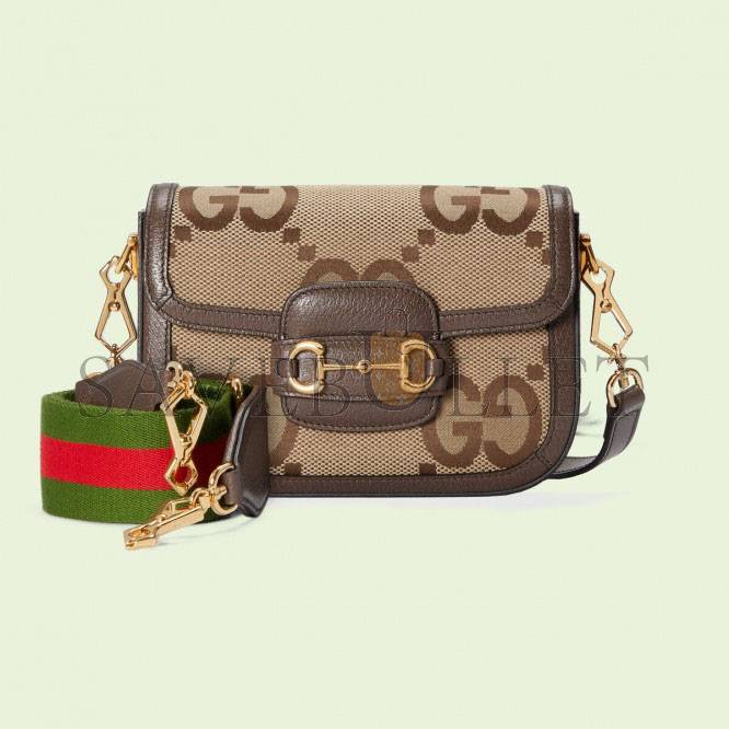 GUCCI HORSEBIT 1955 JUMBO GG MINI BAG 658574 UKMDG 2570 (20.6*14.4*5.1cm) GUCCI HORSEBIT 1955 JUMBO GG MINI BAG 658574 UKMDG 2570 (20.6*14.4*5.1cm)