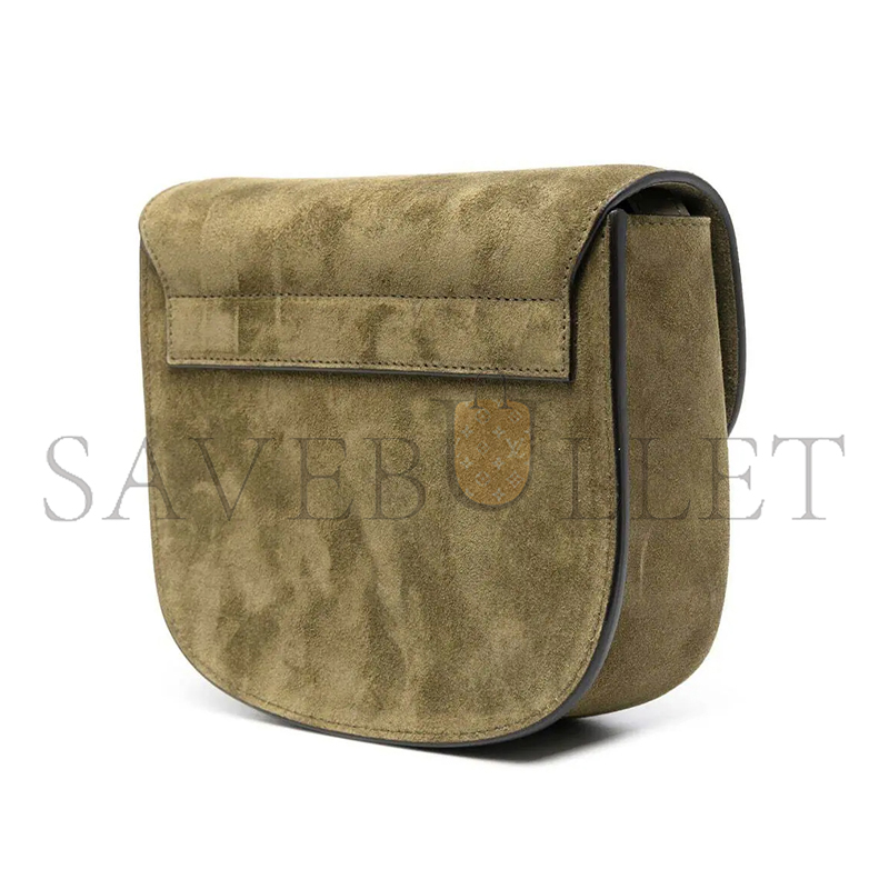 YSL KAIA SMALL SATCHEL IN SUEDE 6197401S74W3288 (18*15.5*5.5cm)