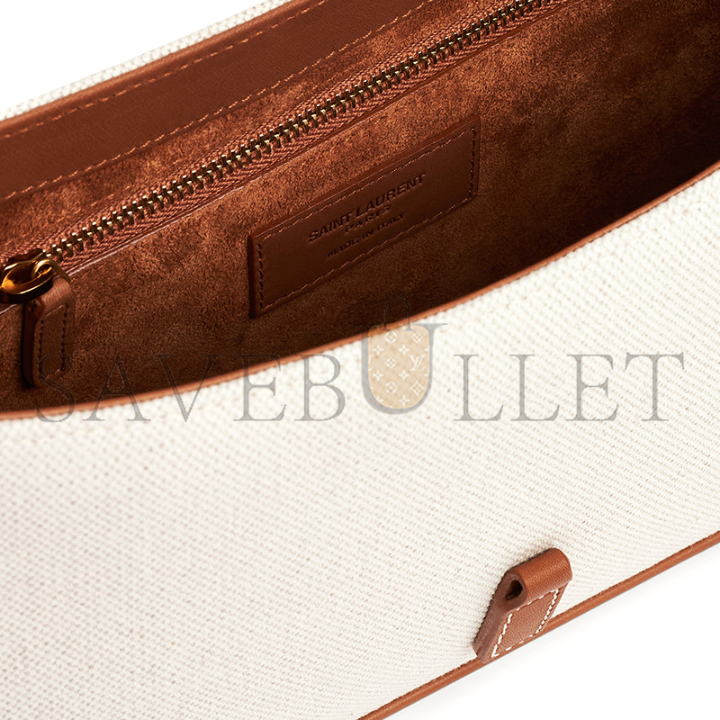 YSL LE 5 À 7 IN CANVAS AND LEATHER 657228FAAVH9093 (23*16*6.5cm)