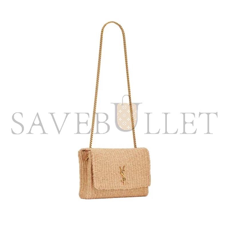 YSL KATE MEDIUM SUPPLE IN RAFFIA 580065FABK39551 (28.5*20*6cm)