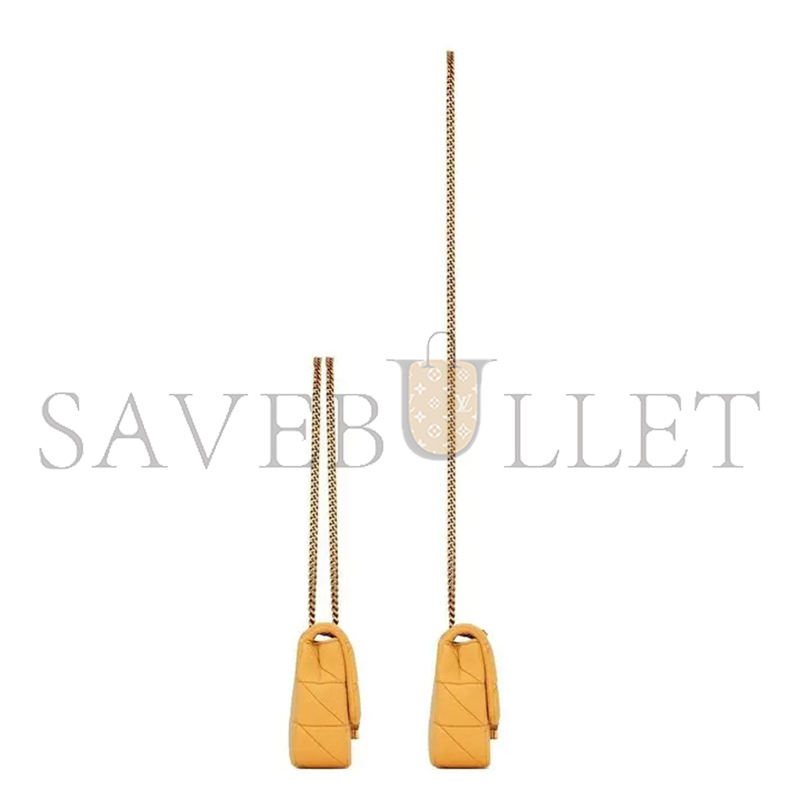 YSL JAMIE MINI CARRÉ RIVE GAUCHE IN JERSEY 6981622F9277004 (17.5*13*5cm)