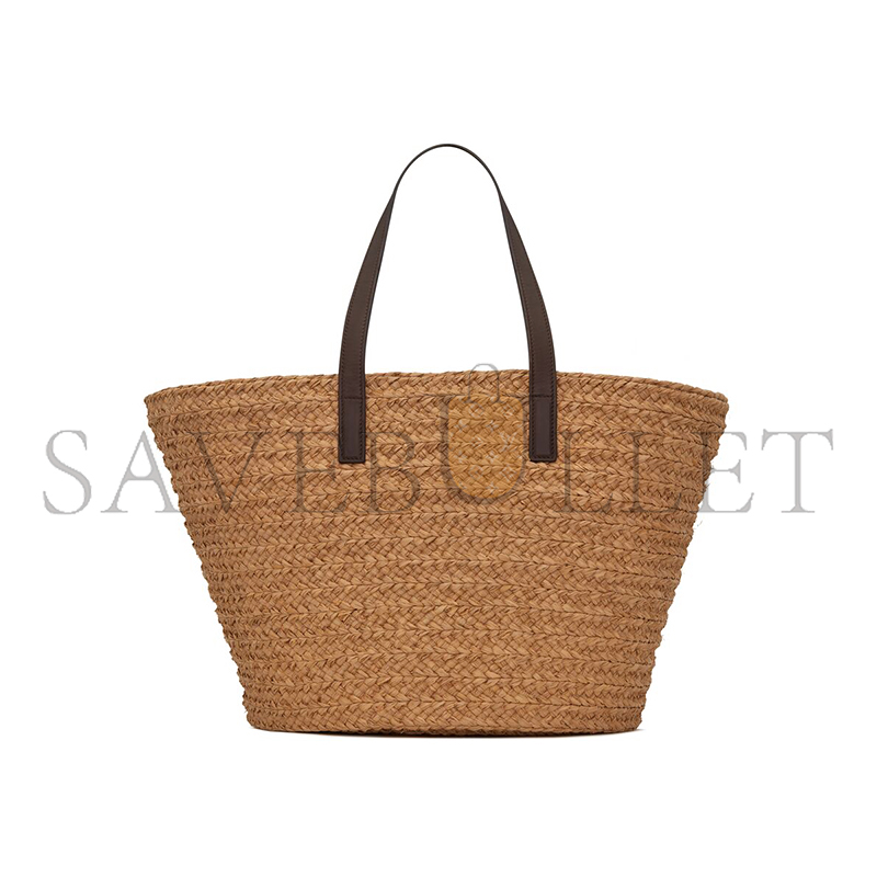 YSL PANIER MEDIUM BAG IN RAFFIA 693242GQTHJ7062 (30*27*20cm) YSL PANIER MEDIUM BAG IN RAFFIA 693242GQTHJ7062 (30*27*20cm)