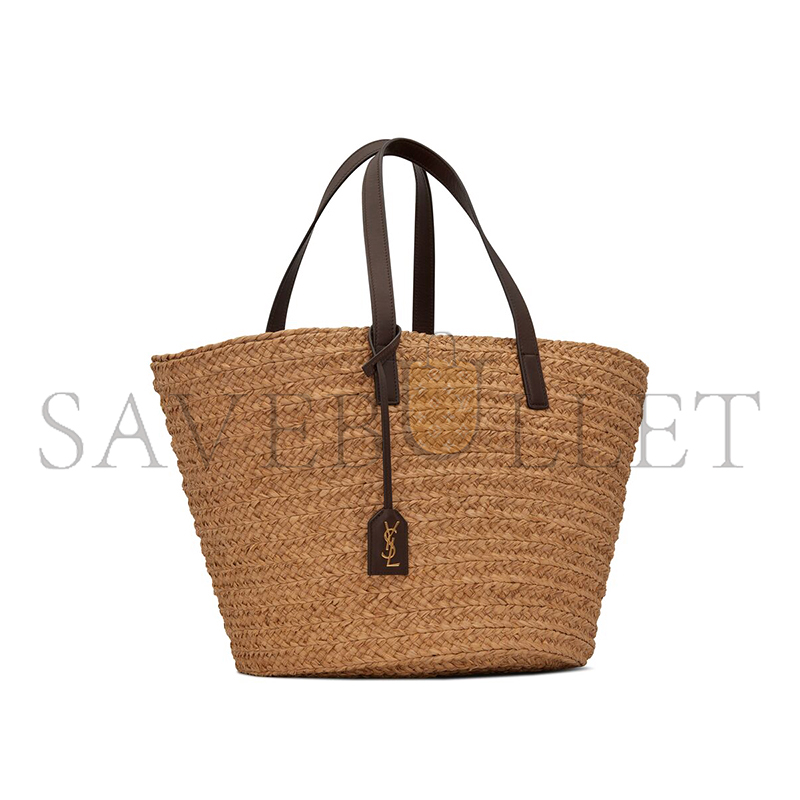 YSL PANIER MEDIUM BAG IN RAFFIA 693242GQTHJ7062 (30*27*20cm) YSL PANIER MEDIUM BAG IN RAFFIA 693242GQTHJ7062 (30*27*20cm)