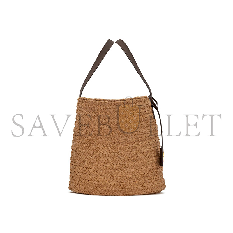 YSL PANIER MEDIUM BAG IN RAFFIA 693242GQTHJ7062 (30*27*20cm) YSL PANIER MEDIUM BAG IN RAFFIA 693242GQTHJ7062 (30*27*20cm)