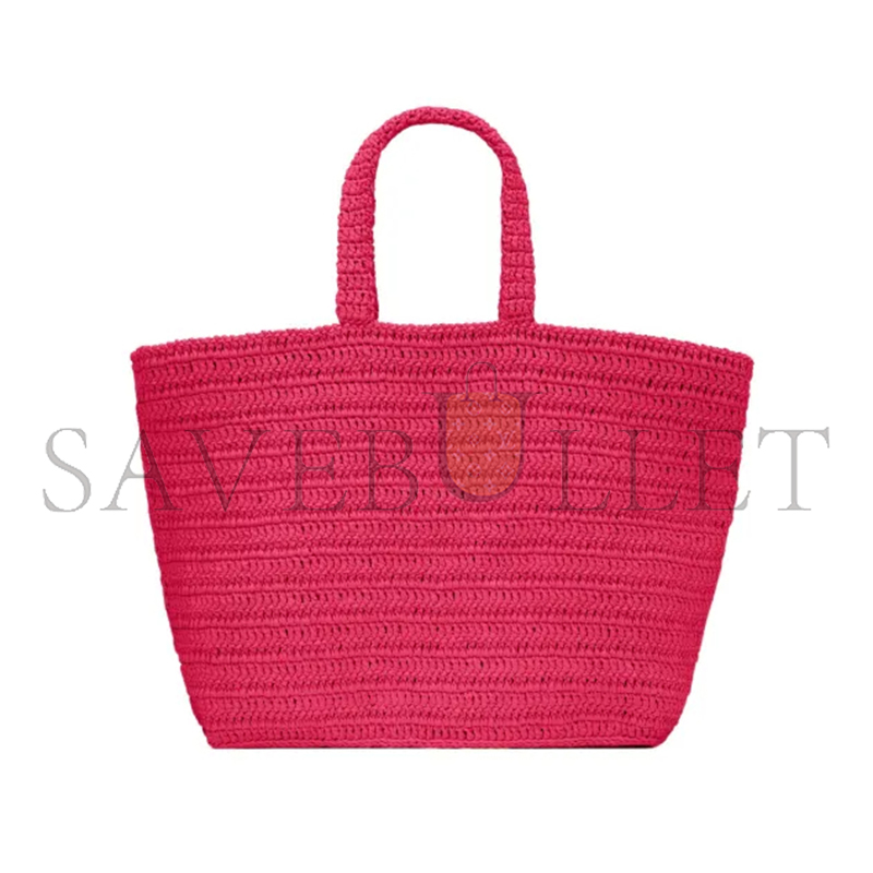 YSL RIVE GAUCHE TOTE IN RAFFIA 688864GAAA15693 (38*35*14.5cm)