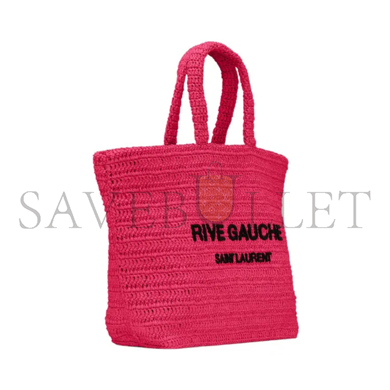 YSL RIVE GAUCHE TOTE IN RAFFIA 688864GAAA15693 (38*35*14.5cm)