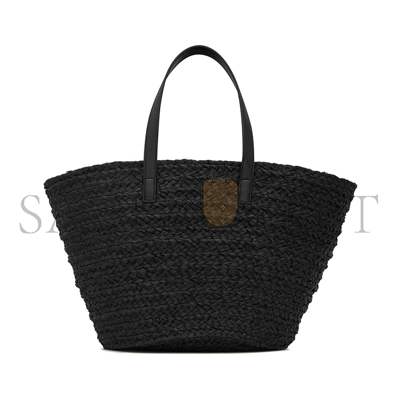 YSL PANIER MEDIUM BAG IN RAFFIA 693242GQTHE1000 (30*27*20cm)