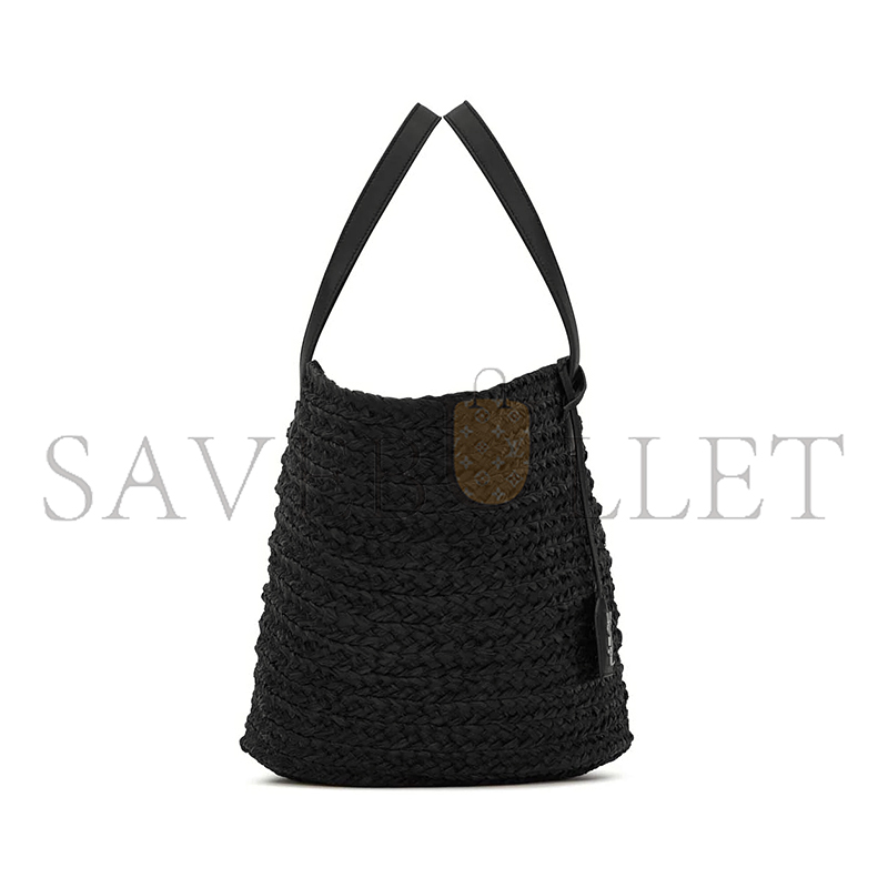 YSL PANIER MEDIUM BAG IN RAFFIA 693242GQTHE1000 (30*27*20cm)