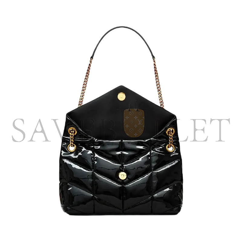 YSL PUFFER SMALL IN QUILTED VINYLE 577476HSR271072 (29*17*11cm)
