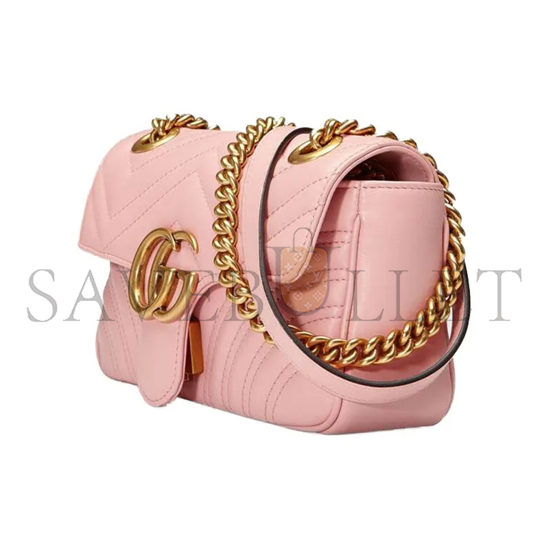 GUCCI GG MARMONT SMALL SHOULDER BAG 446744 (22*13*6cm)