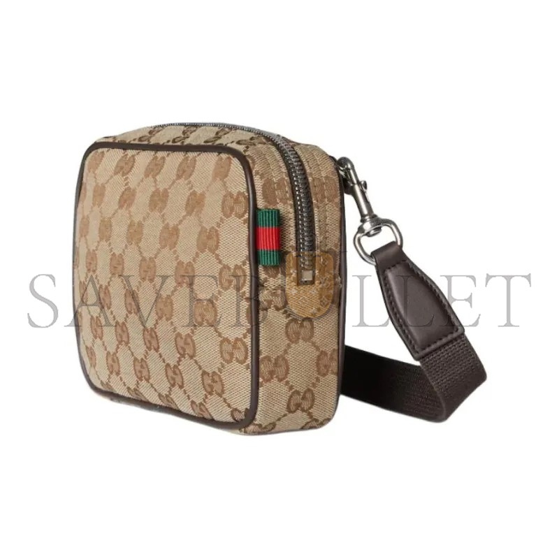 GUCCI GG CANVAS SHOULDER BAG ‎834268 (17.5*14*5cm)