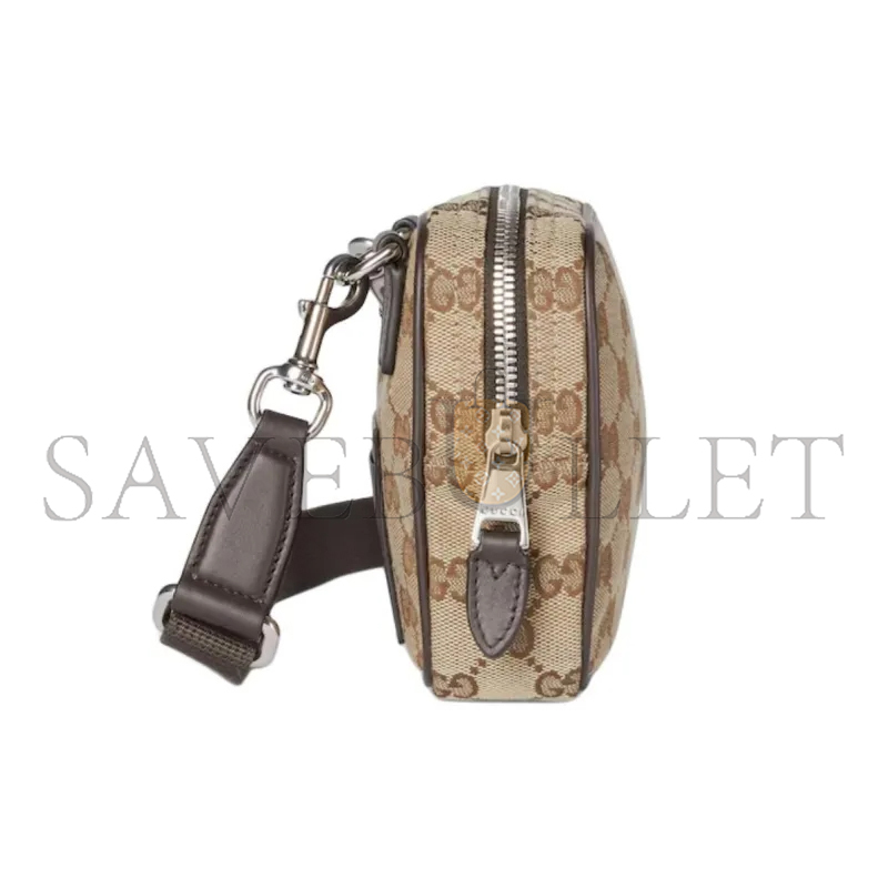 GUCCI GG CANVAS SHOULDER BAG ‎834268 (17.5*14*5cm)