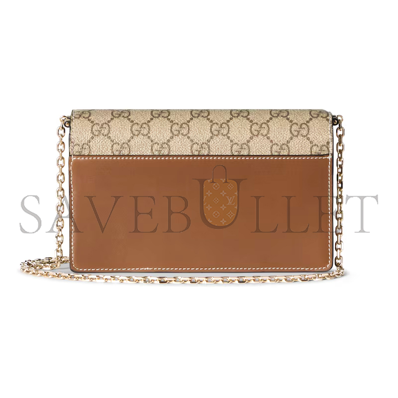 GUCCI GG EMBLEM WALLET ON CHAIN 838151 (20*13*4cm) GUCCI GG EMBLEM WALLET ON CHAIN 838151 (20*13*4cm)