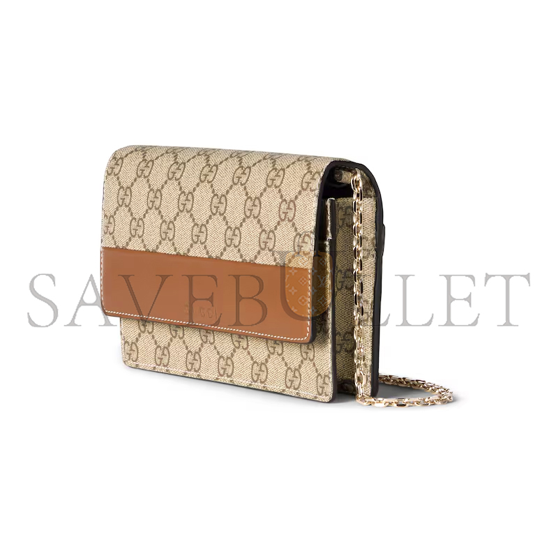 GUCCI GG EMBLEM WALLET ON CHAIN 838151 (20*13*4cm) GUCCI GG EMBLEM WALLET ON CHAIN 838151 (20*13*4cm)
