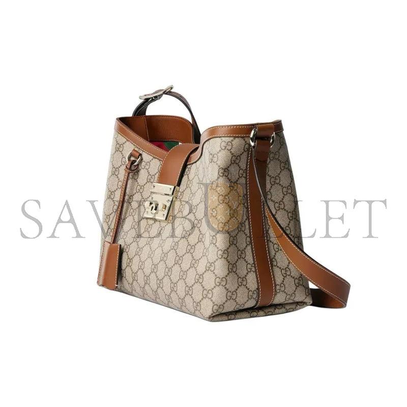 GUCCI PADLOCK FABRIC MEDIUM SHOULDER BAG ‎839021 (29*23.5*15.5cm)