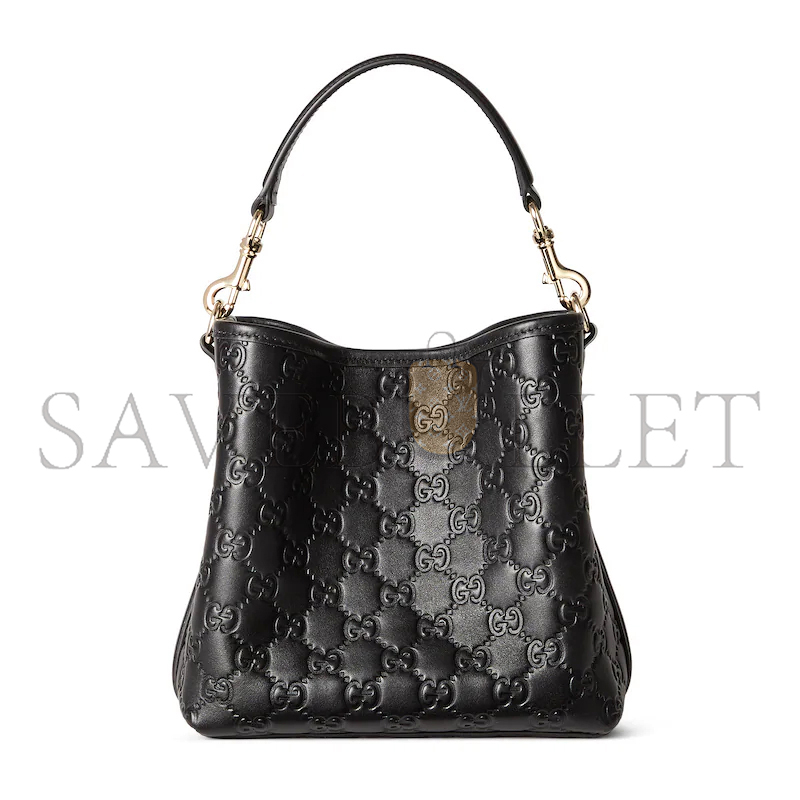 GUCCI GG EMBLEM SMALL BUCKET BAG 815118 (19*18*11cm) GUCCI GG EMBLEM SMALL BUCKET BAG 815118 (19*18*11cm)