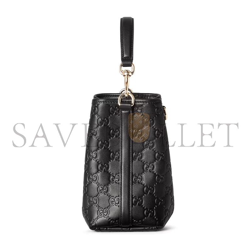 GUCCI GG EMBLEM SMALL BUCKET BAG 815118 (19*18*11cm) GUCCI GG EMBLEM SMALL BUCKET BAG 815118 (19*18*11cm)