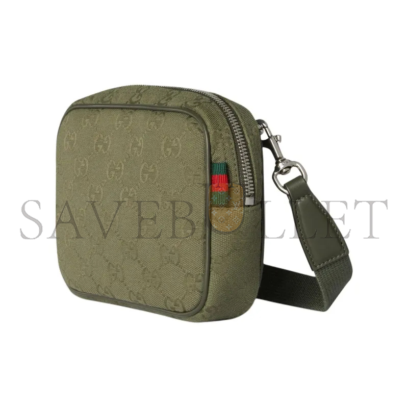 GUCCI GG CANVAS SHOULDER BAG ‎‎‎834268 (17.5*14*5cm)