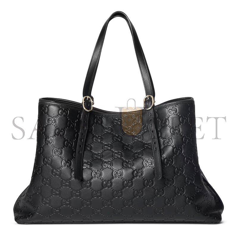 GUCCI GG EMBLEM LARGE TOTE BAG 815213 (38*25*15cm) GUCCI GG EMBLEM LARGE TOTE BAG 815213 (38*25*15cm)